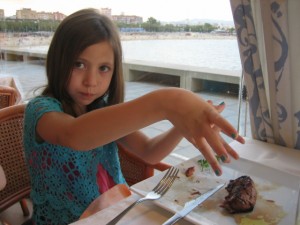 Amber's steak. It was like butta!