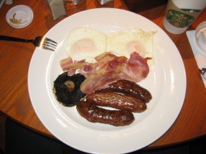 Last breakfast in the U.K. 
